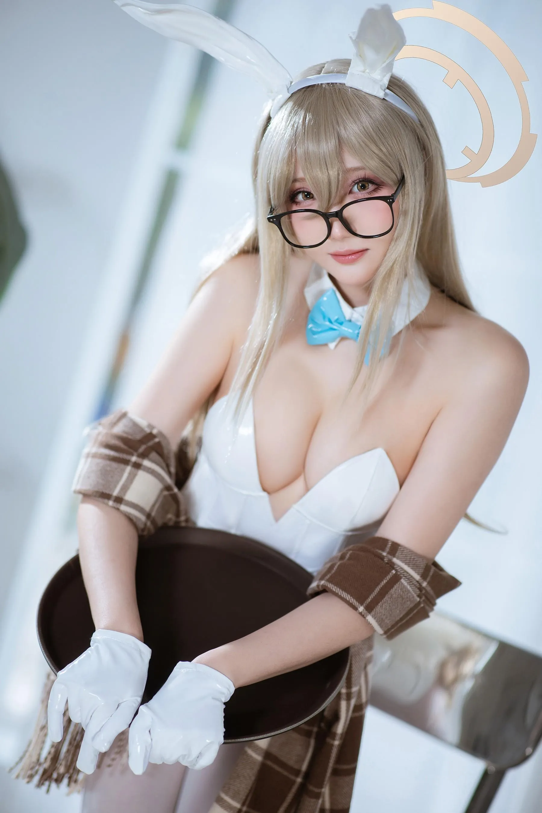 Momoko葵葵 – NO.29 瓜希酱 BA兔女郎cos双人本 [90P]插图8